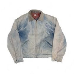 FADED/DISTRESSED/REPAIRED PENNEYS BIG MAC DENIM JACKET - 1950'S