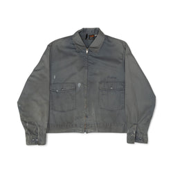 LEE CHETOPA TWILL 'TWIN PORTS GROCERY' CHAIN STITCHED WORK JACKET - 1950'S