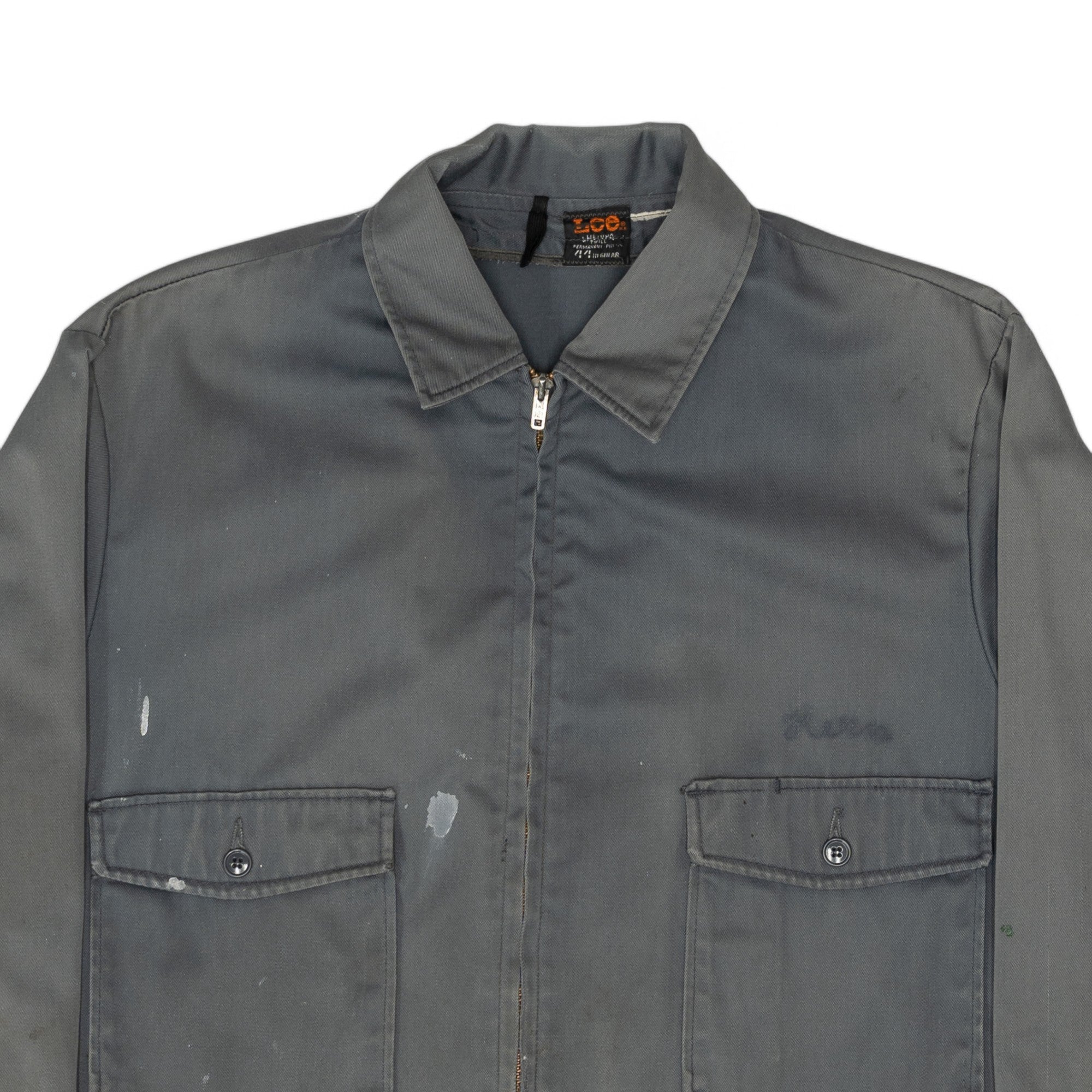 LEE CHETOPA TWILL 'TWIN PORTS GROCERY' CHAIN STITCHED WORK JACKET - 1950'S