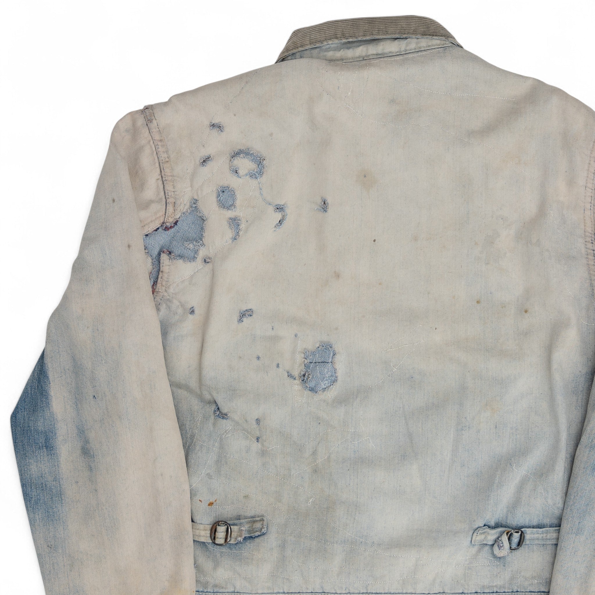 FADED/DISTRESSED/REPAIRED PENNEYS BIG MAC DENIM JACKET - 1950'S