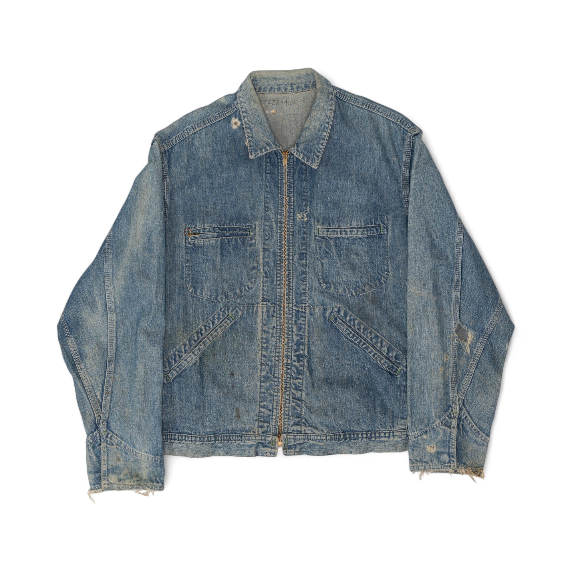 OSHKOSH B'GOSH DENIM WORK JACKET - 1970'S