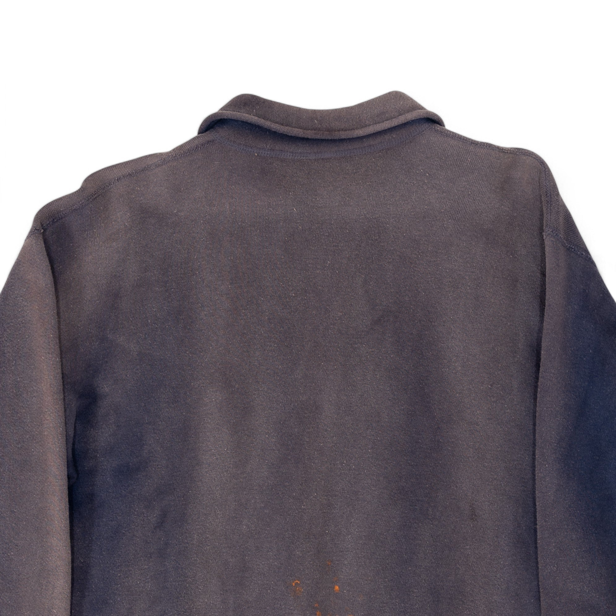SUN-FADED 'PHI DELTA CHI' 1/4 ZIP SWEATSHIRT - 1950/60'S