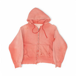 FADED DOUBLE FACE ZIP-UP HOODIE - 1950'S