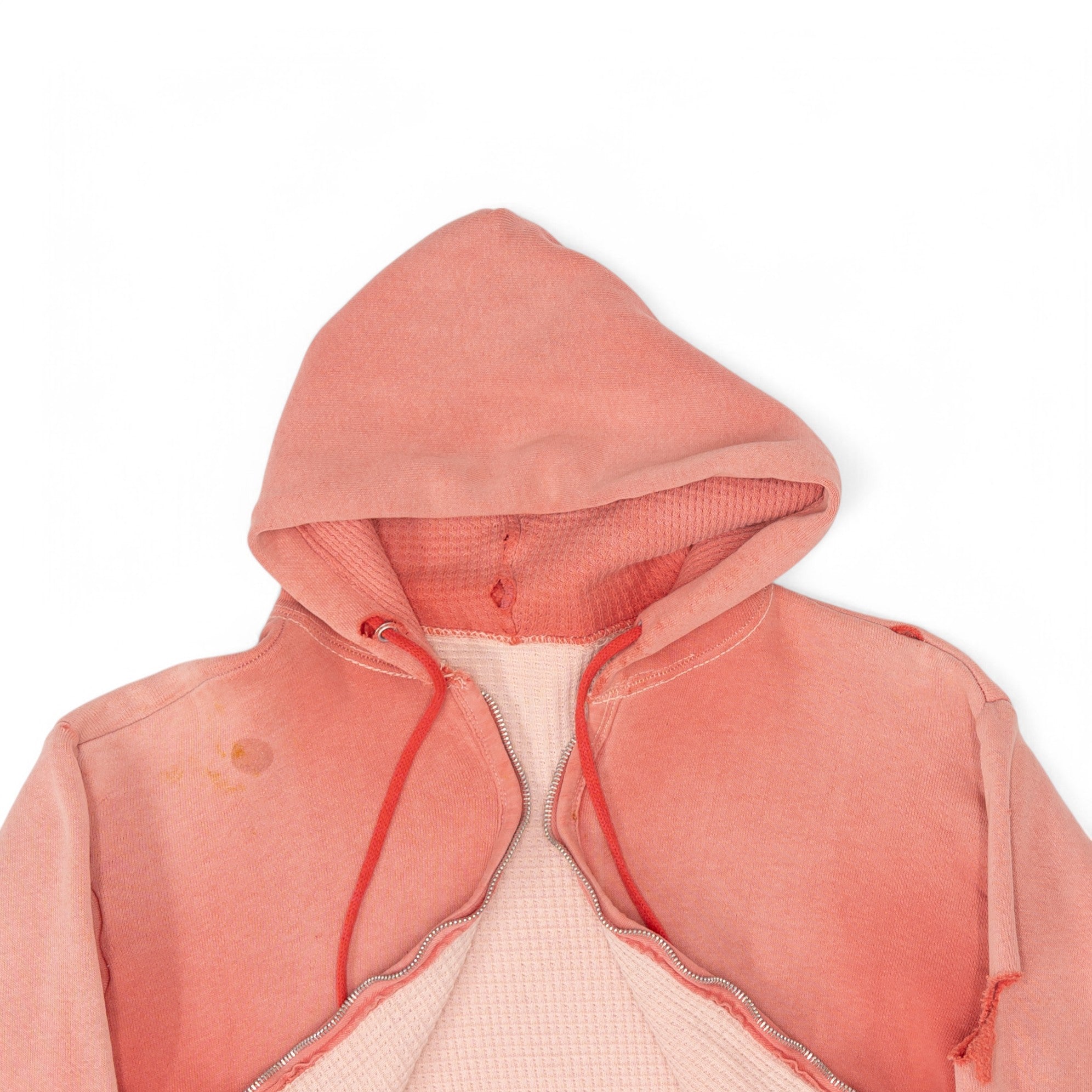 FADED DOUBLE FACE ZIP-UP HOODIE - 1950'S