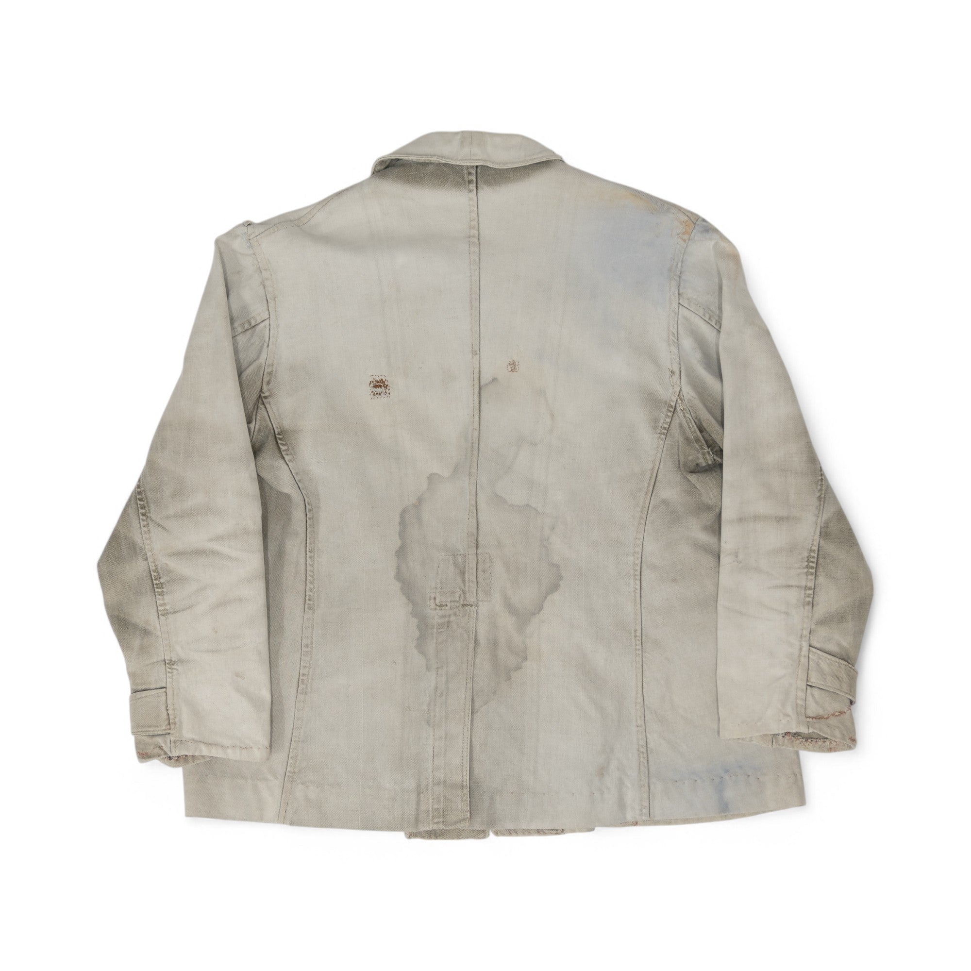 GRAY M38 FRENCH CHORE JACKET - 1930'S