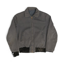 DISTRESSED/REVERSIBLE CORDUROY BOMBER JACKET - 1960'S