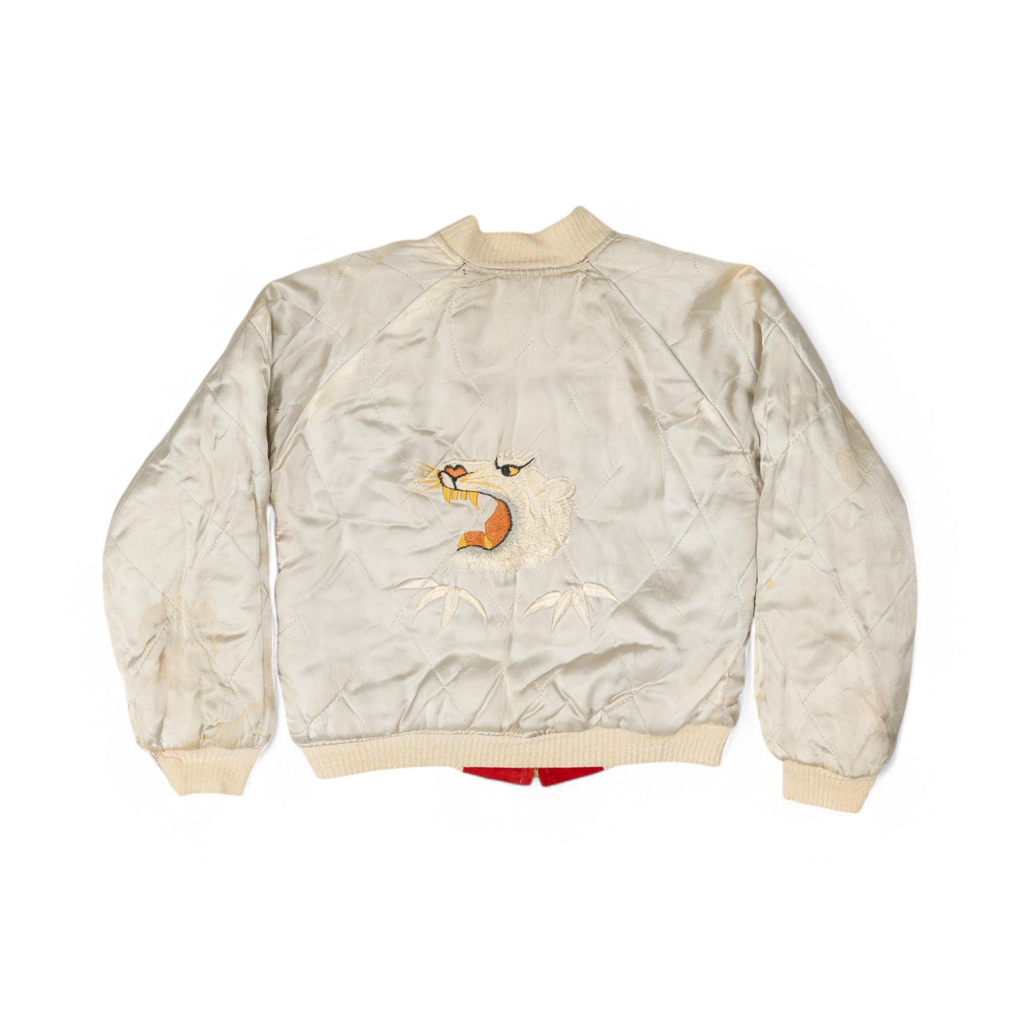 REVERSABLE VELVETEEN SOUVENIR/SUKAJAN JACKET (JAPAN) - 1950'S