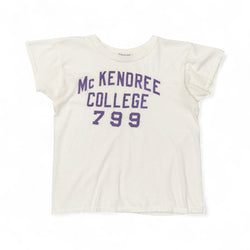 SINGLE STITCH 'MCKENDREE COLLEGE 799' TEE - 1970'S