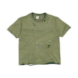 THRASHED/SUN-FADED BLANK TEE - 1990'S