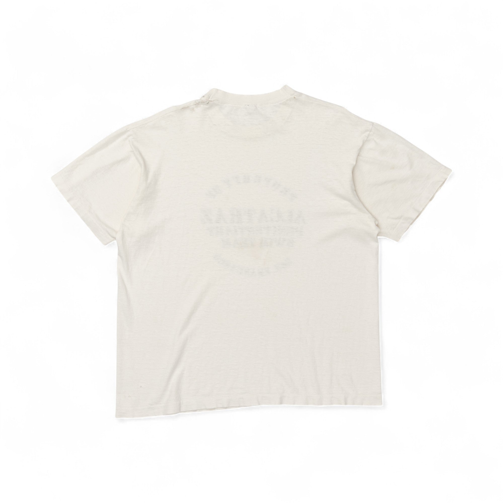 SLIGHTLY DISTRESSED 'ALCATRAZ SWIM TEAM' TEE - 1980/90'S