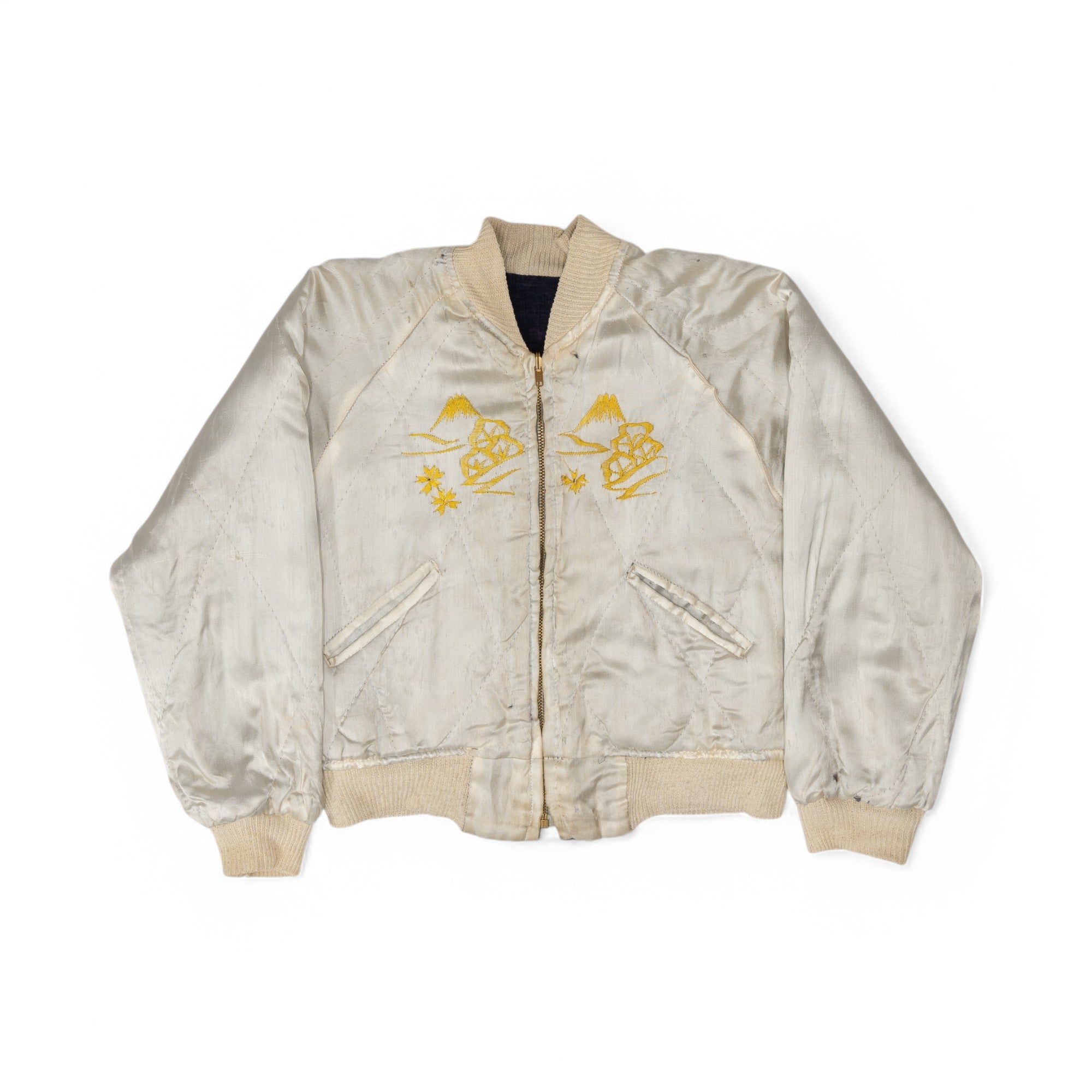 REVERSABLE VELVETEEN SOUVENIR/SUKAJAN JACKET (JAPAN) - 1950'S