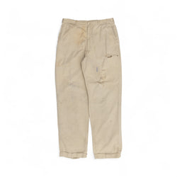DISTRESSED/REPAIRED TAN BUCKLEBACK CHINOS - 1950'S