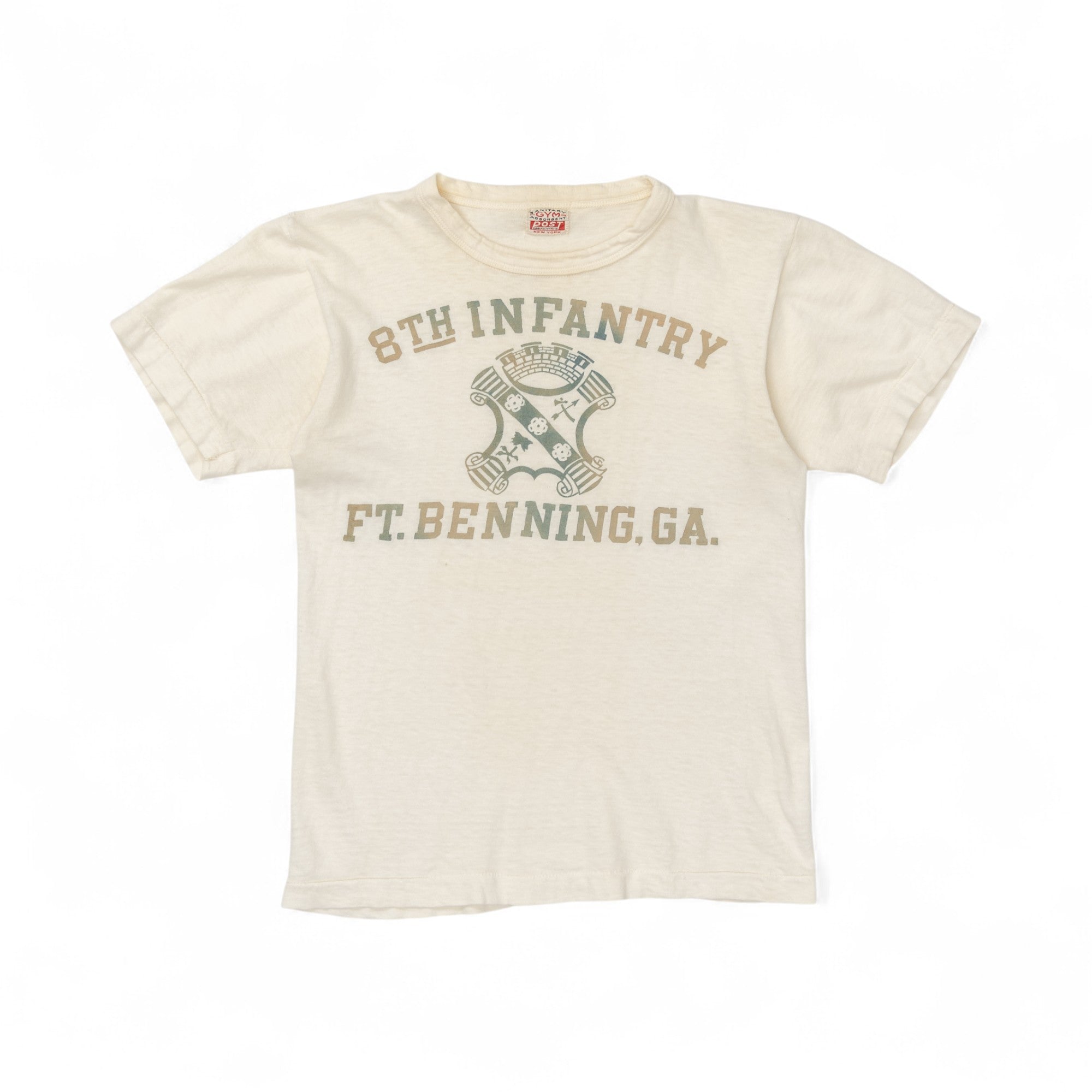 '8TH INFANTRY FT. BENNING GA' TEE - 1940'S