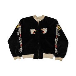 REVERSABLE VELVETEEN SOUVENIR/SUKAJAN JACKET (JAPAN) - 1950'S