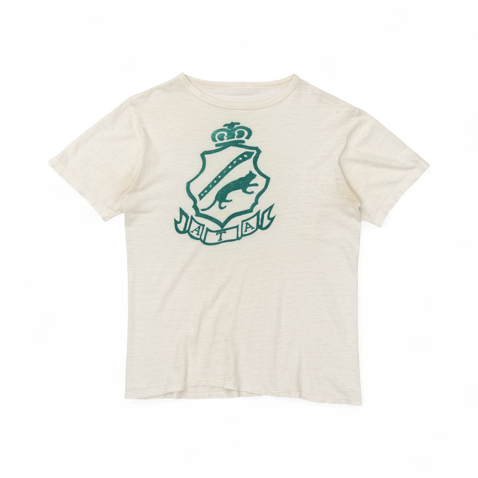 PAPER THIN 'ATA' FRATERNITY TEE - 1950'S