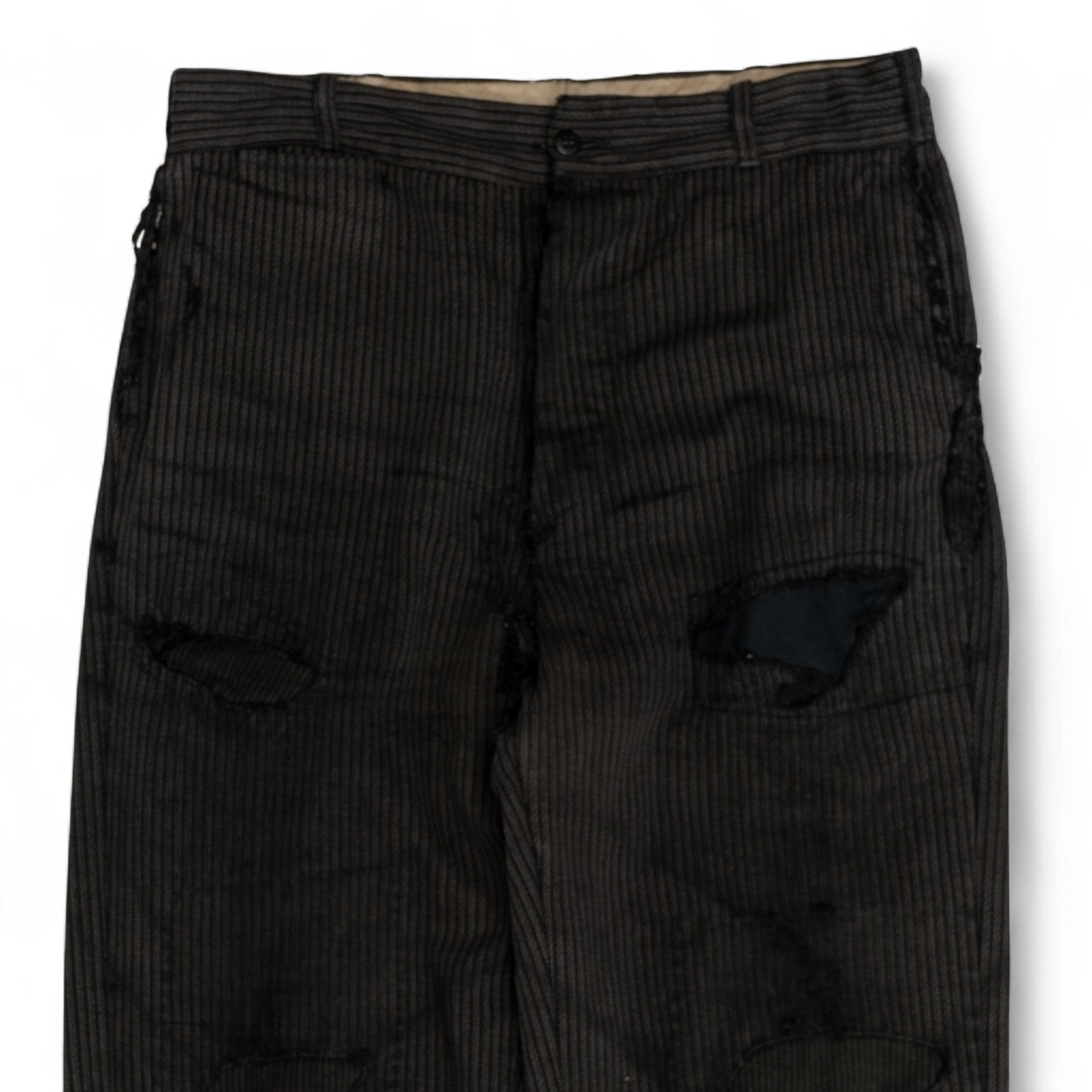 DISTRESSED/REPAIRED S&P WORK PANTS - 1930'S