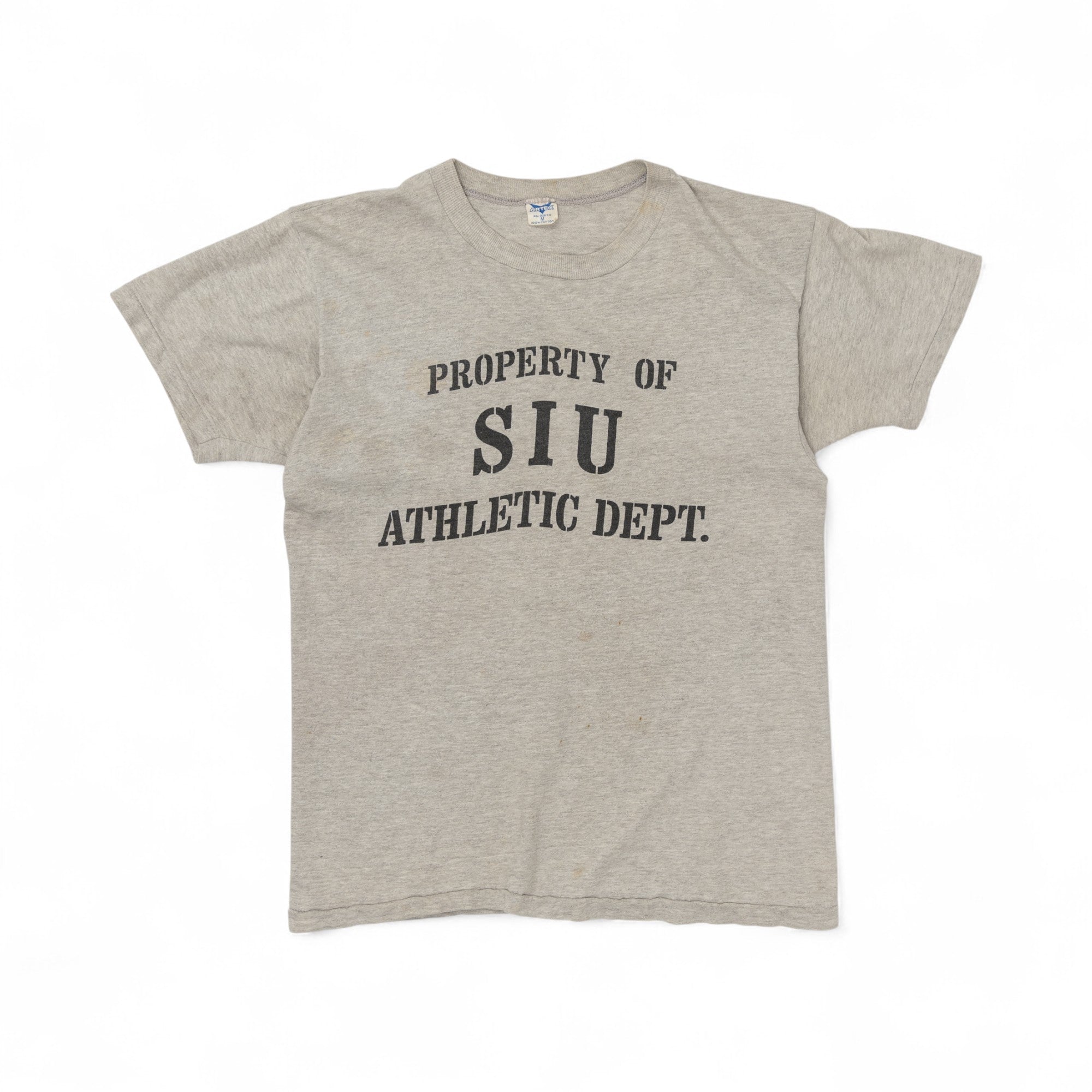 'PROPERTY OF SIU ATHLETIC DEPT.' TEE - 1970'S