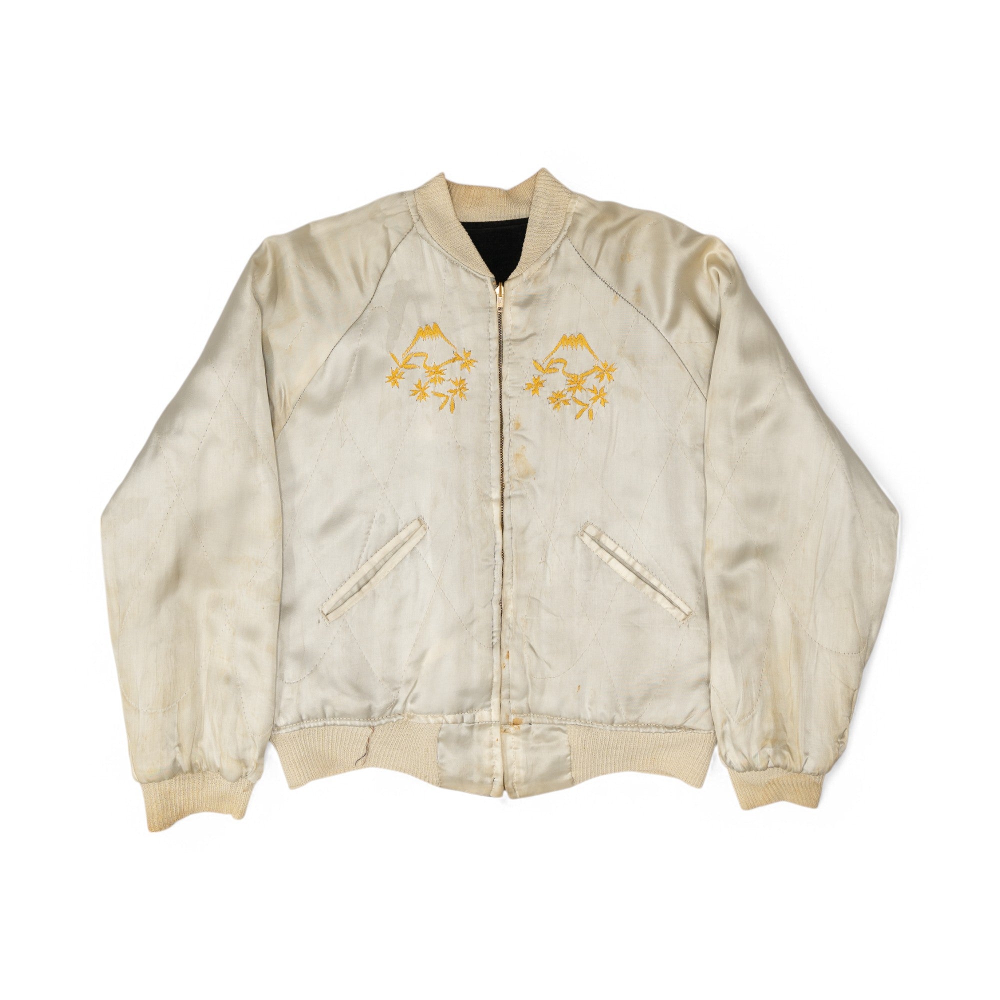 REVERSABLE VELVETEEN SOUVENIR/SUKAJAN JACKET (JAPAN) - 1950'S