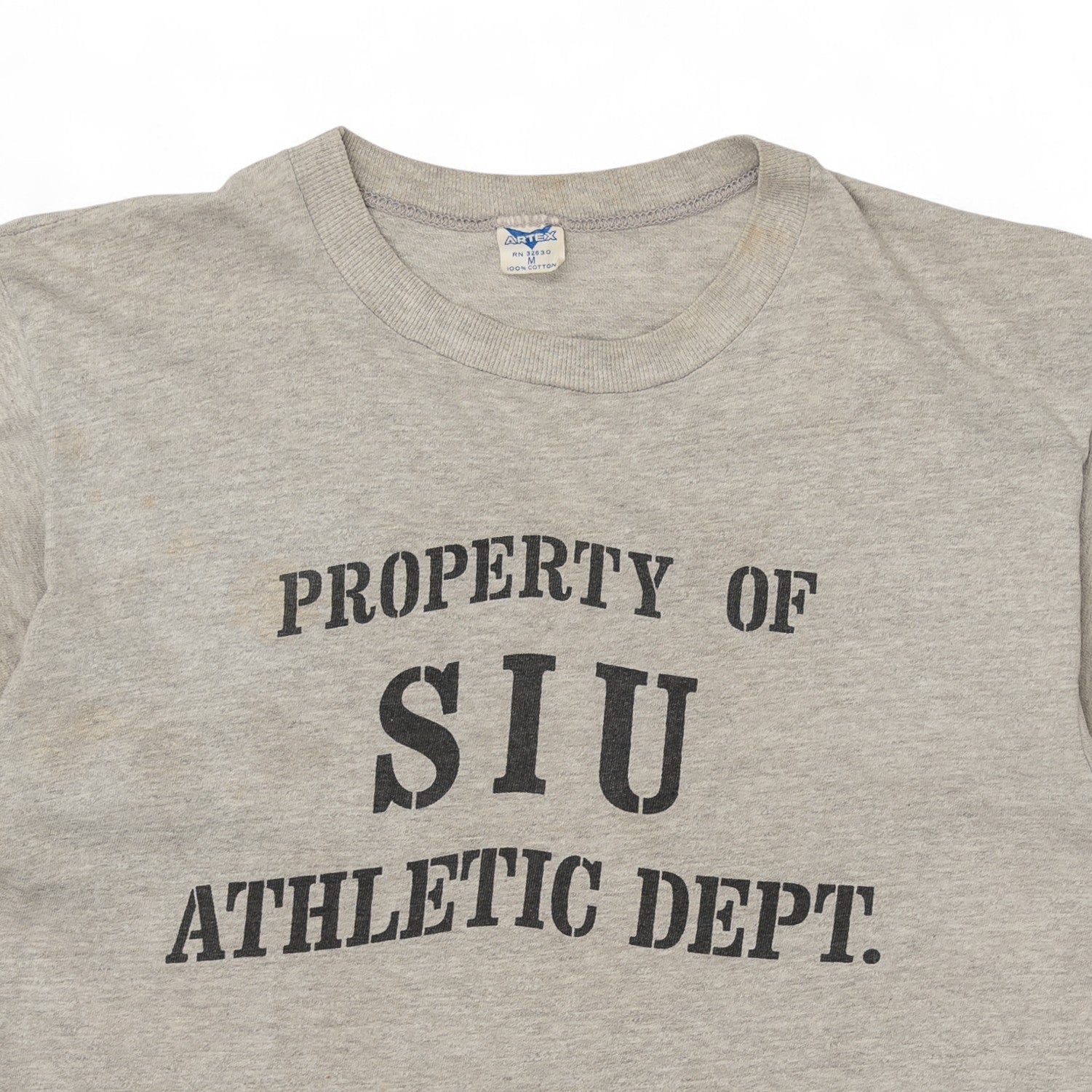 'PROPERTY OF SIU ATHLETIC DEPT.' TEE - 1970'S