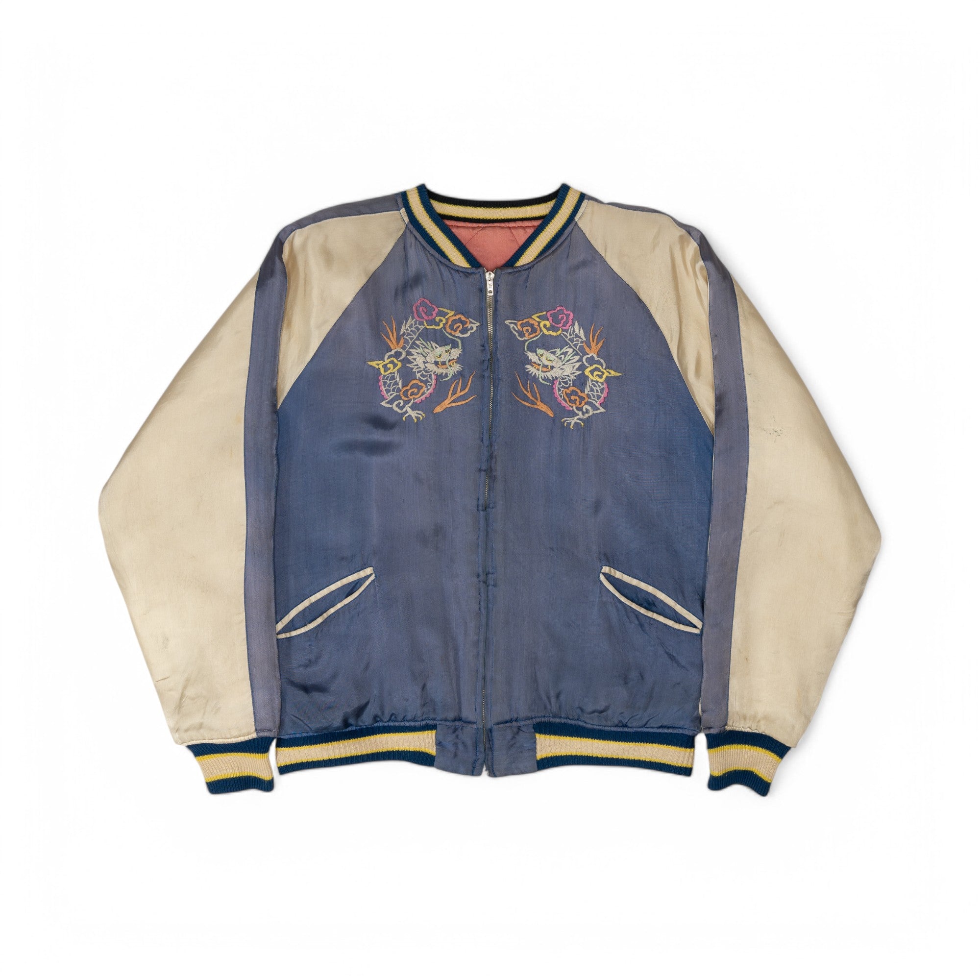 REVERSABLE SATIN SOUVENIR/SUKAJAN JACKET (JAPAN) - 1960'S