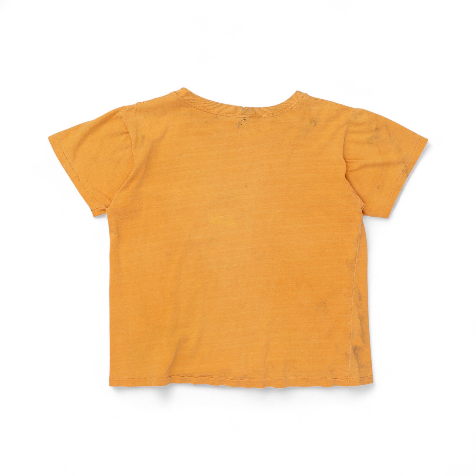 BOXY ORANGE POCKET TEE - 1970'S