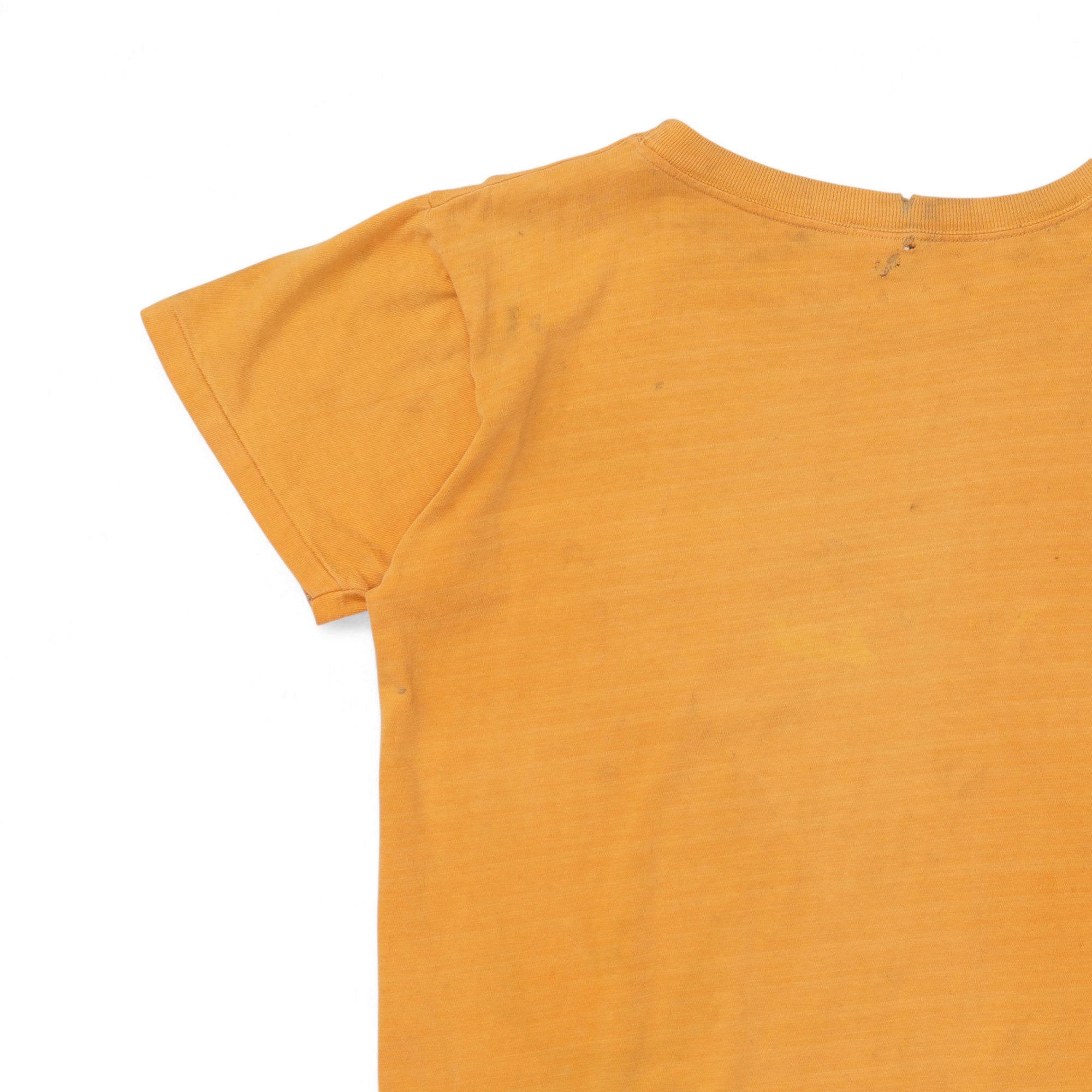 BOXY ORANGE POCKET TEE - 1970'S