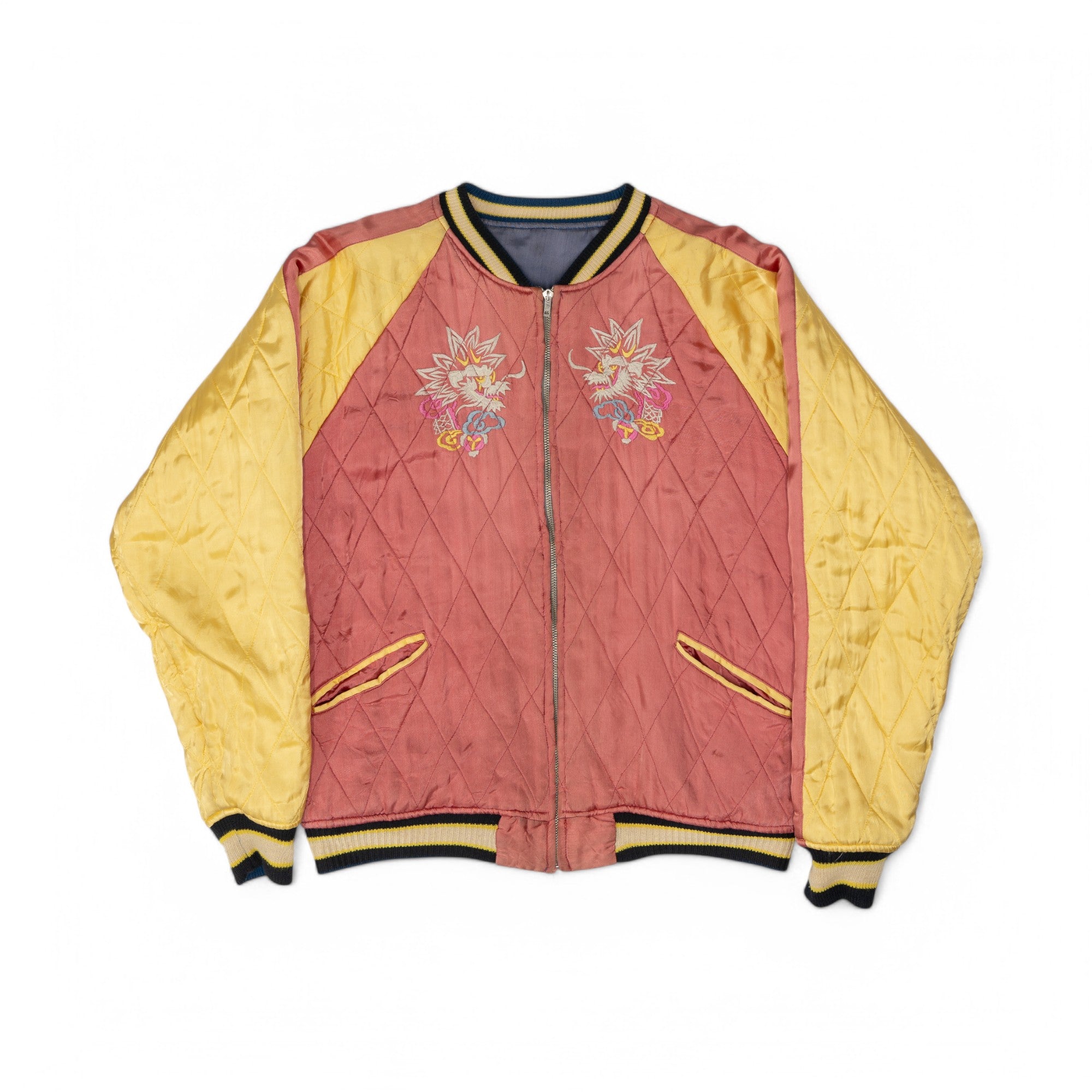 REVERSABLE SATIN SOUVENIR/SUKAJAN JACKET (JAPAN) - 1960'S