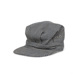 HICKORY STRIPE ENGINEER CAP - 1950/60'S