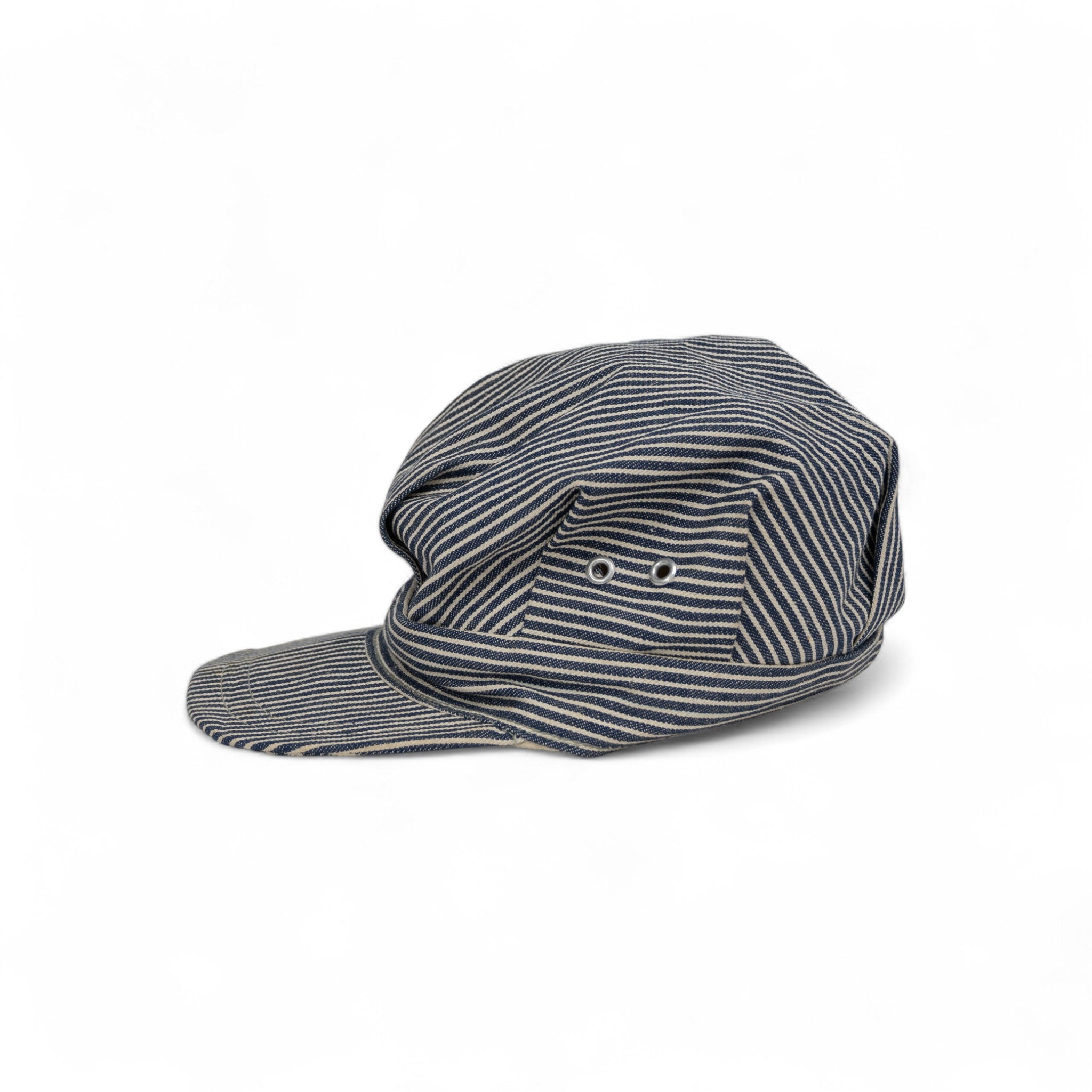 HICKORY STRIPE ENGINEER CAP - 1950/60'S