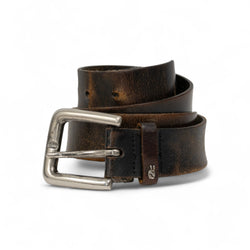 VINTAGE LEATHER BELT - 1970'S
