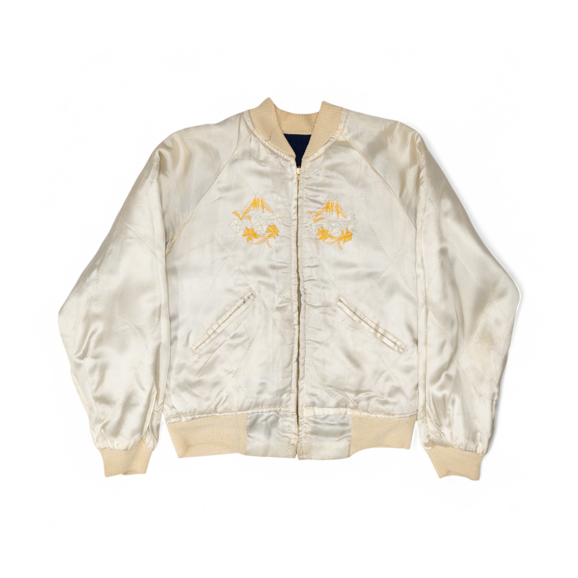 REVERSABLE VELVETEEN SOUVENIR/SUKAJAN JACKET (JAPAN) - 1950'S