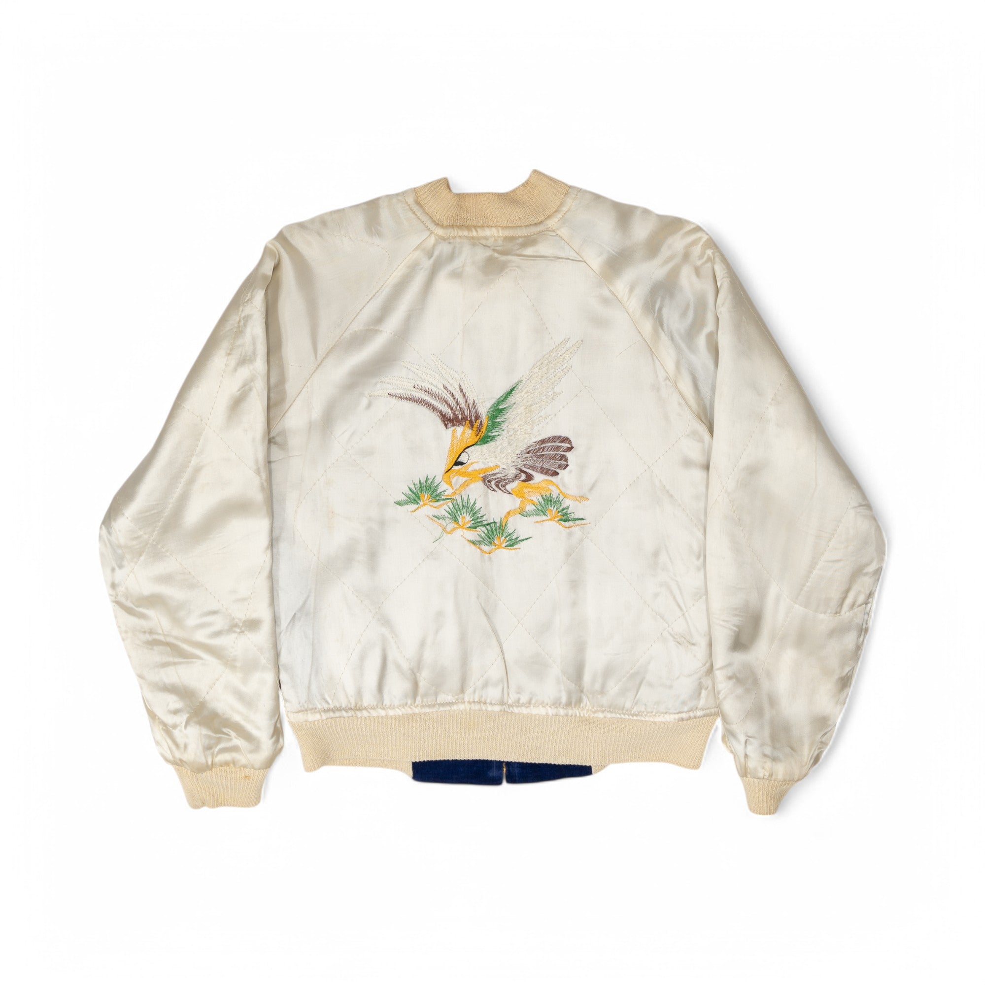 REVERSABLE VELVETEEN SOUVENIR/SUKAJAN JACKET (JAPAN) - 1950'S