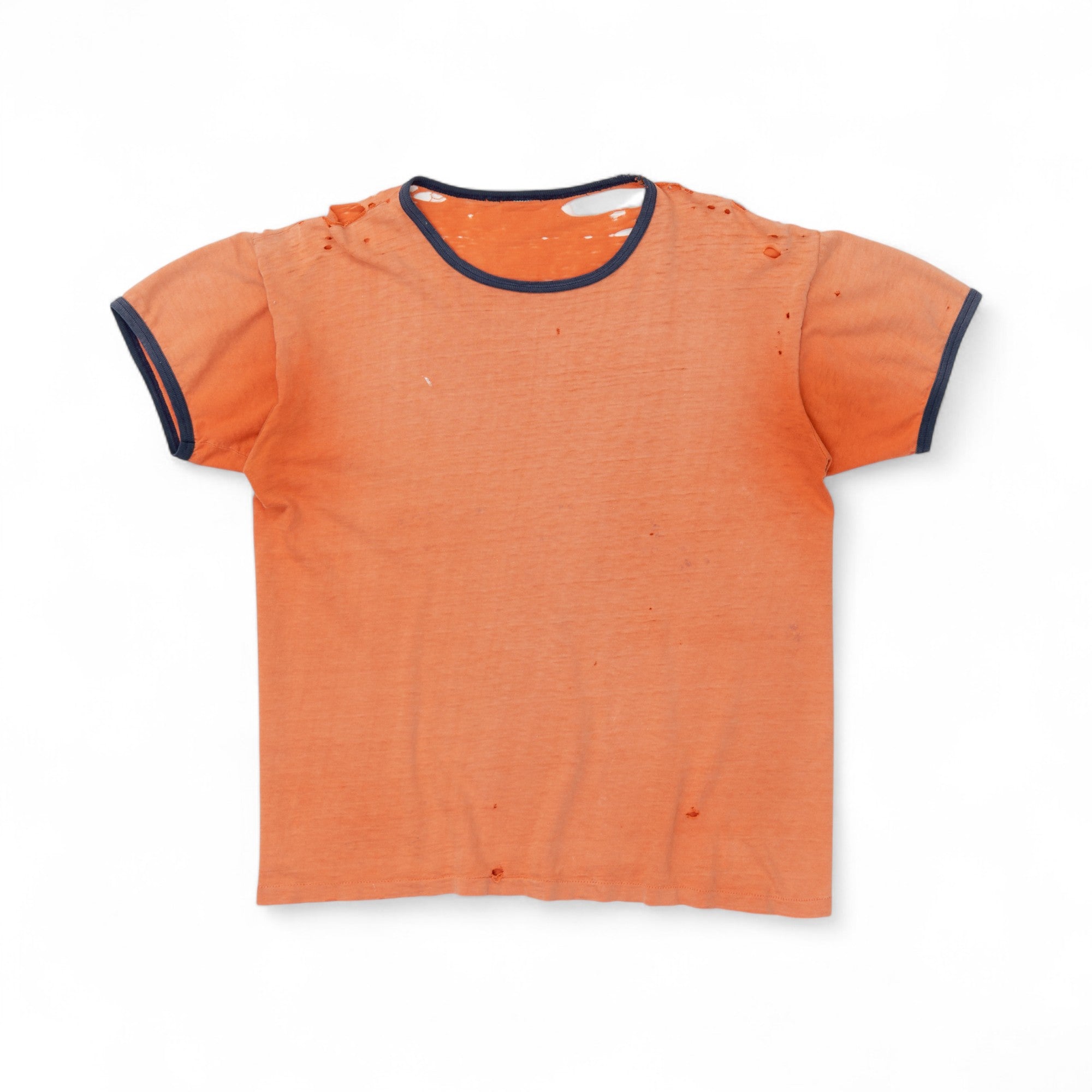 FADED/DISTRESSED RINGER TEE - 1960'S