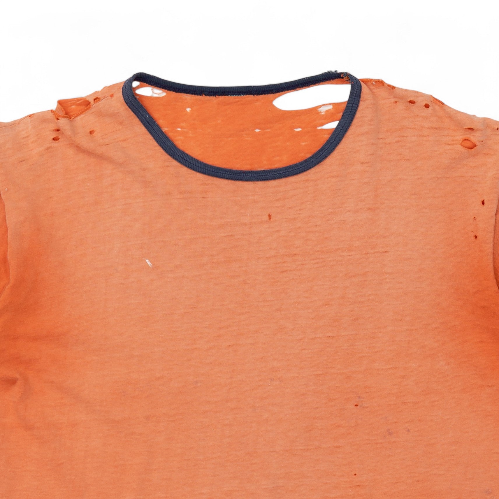 FADED/DISTRESSED RINGER TEE - 1960'S