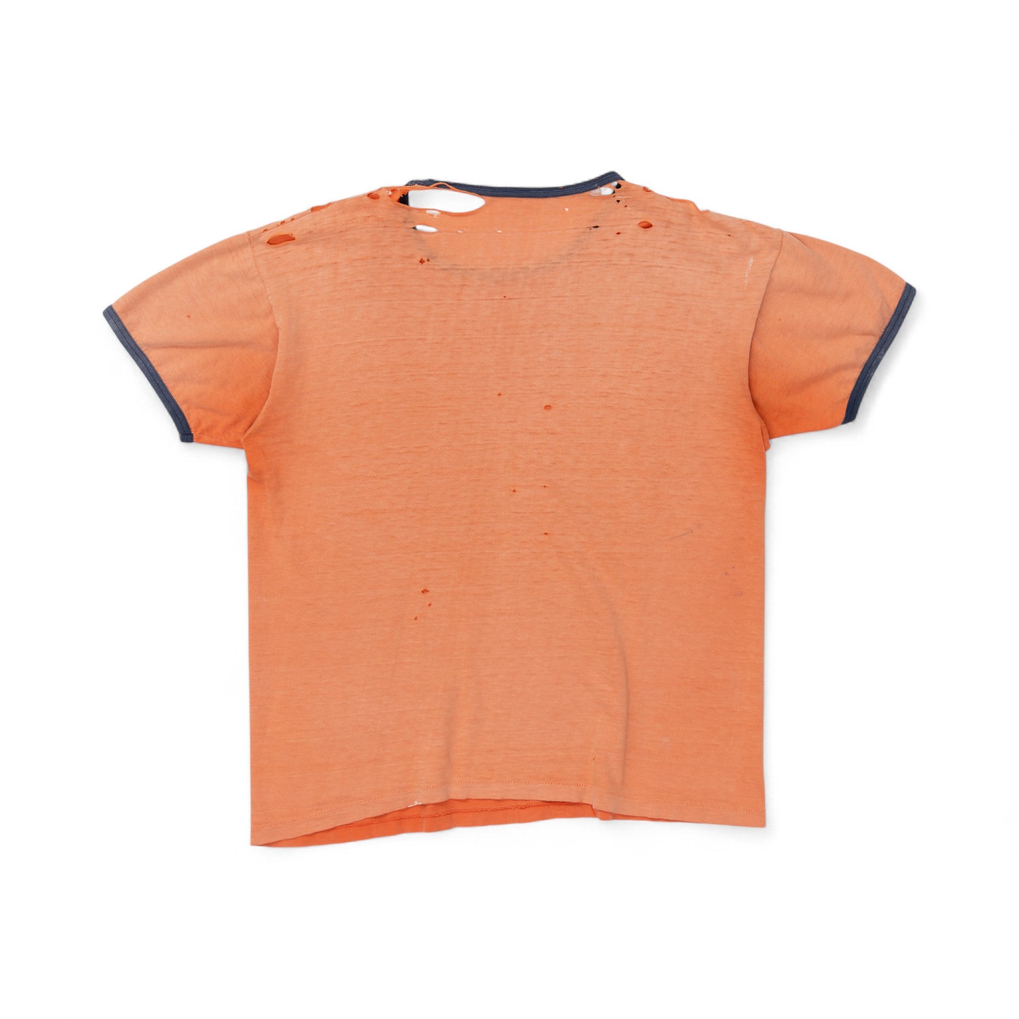 FADED/DISTRESSED RINGER TEE - 1960'S