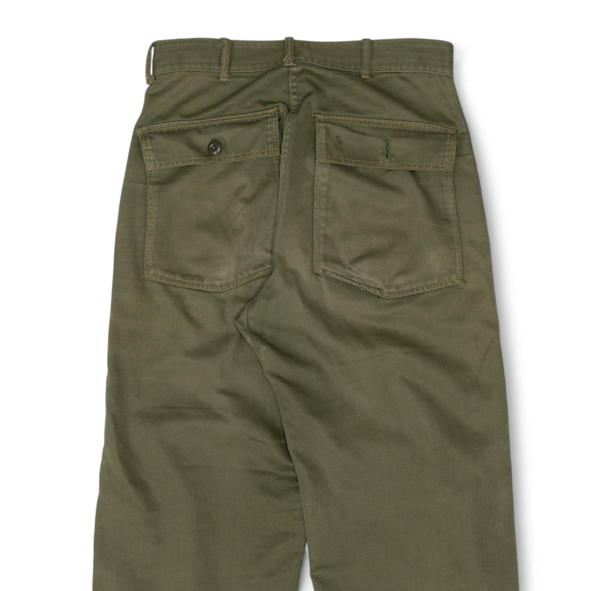 REPAIRED/DISTRESSED 13 STAR HBT PANTS - 1940'S