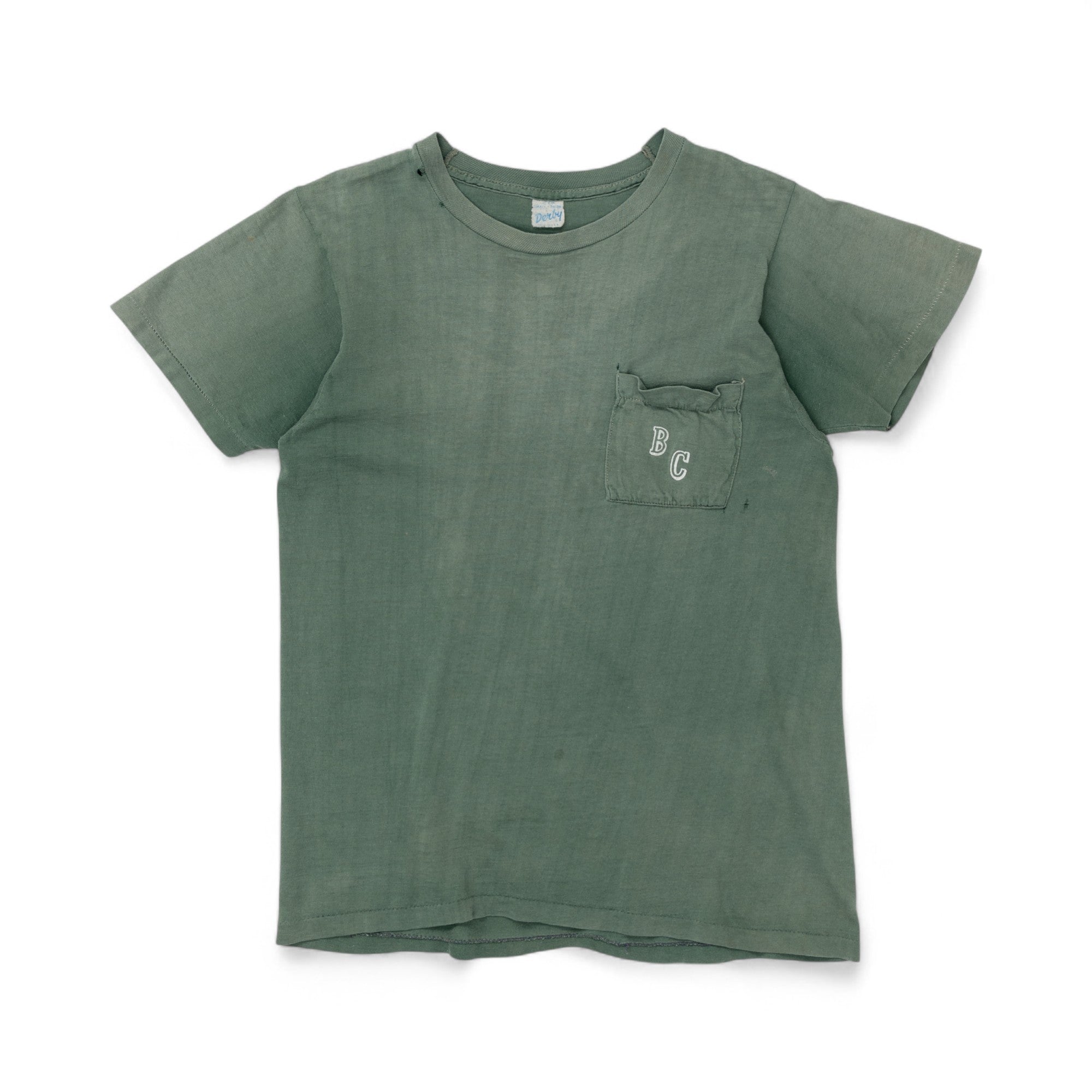 FADED 'BC' POCKET TEE - 1960'S