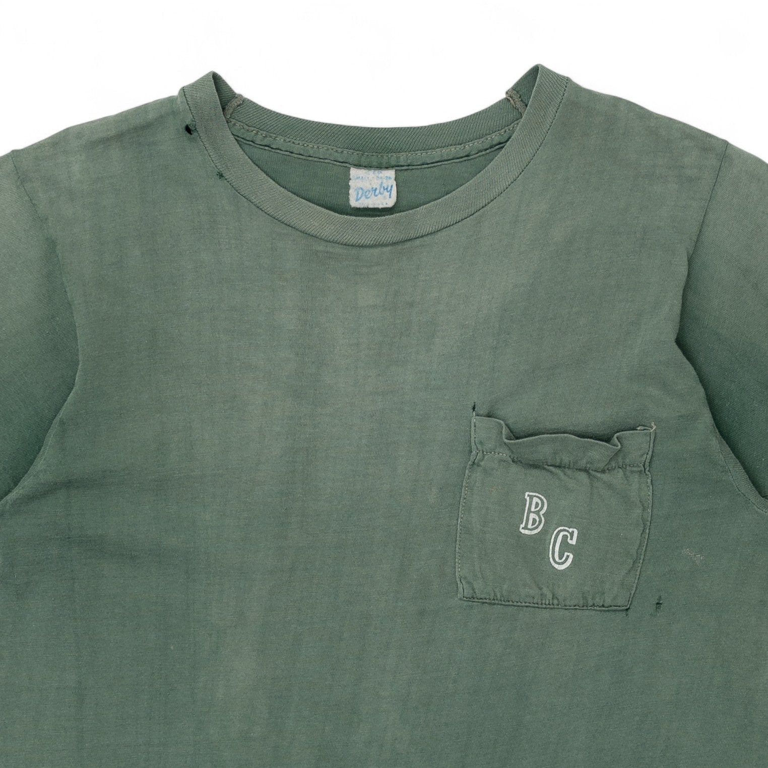 FADED 'BC' POCKET TEE - 1960'S
