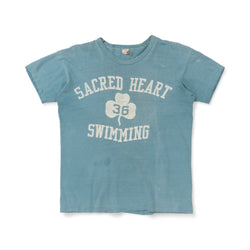 'SACRED HEART SWIMMING' TEE - 1960'S