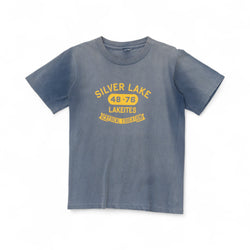 SUN FADED 'SILVER LAKE PHYSICAL EDUCATION' TEE - 1980'S