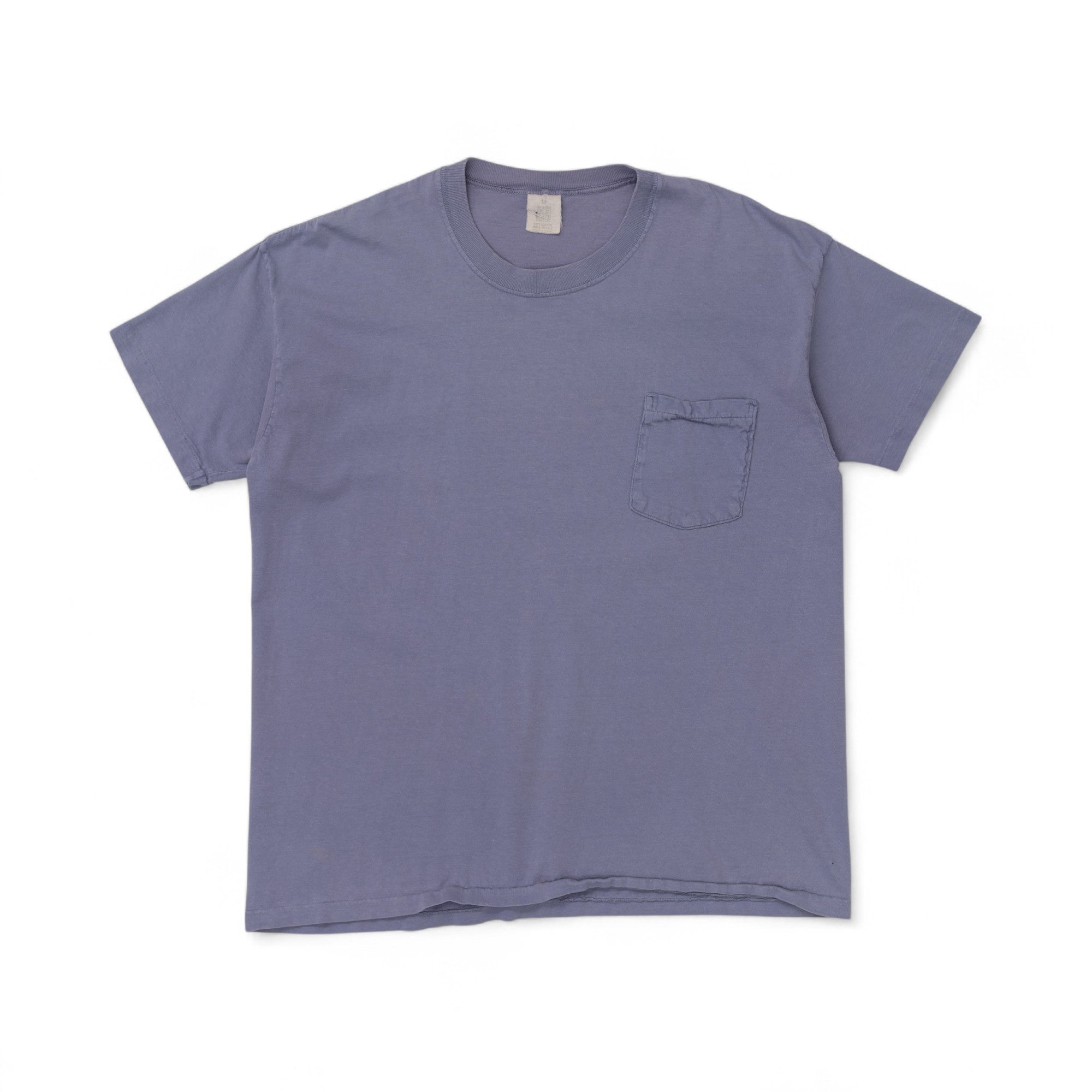 BLANK SINGLE STITCH POCKET TEE - 1980'S