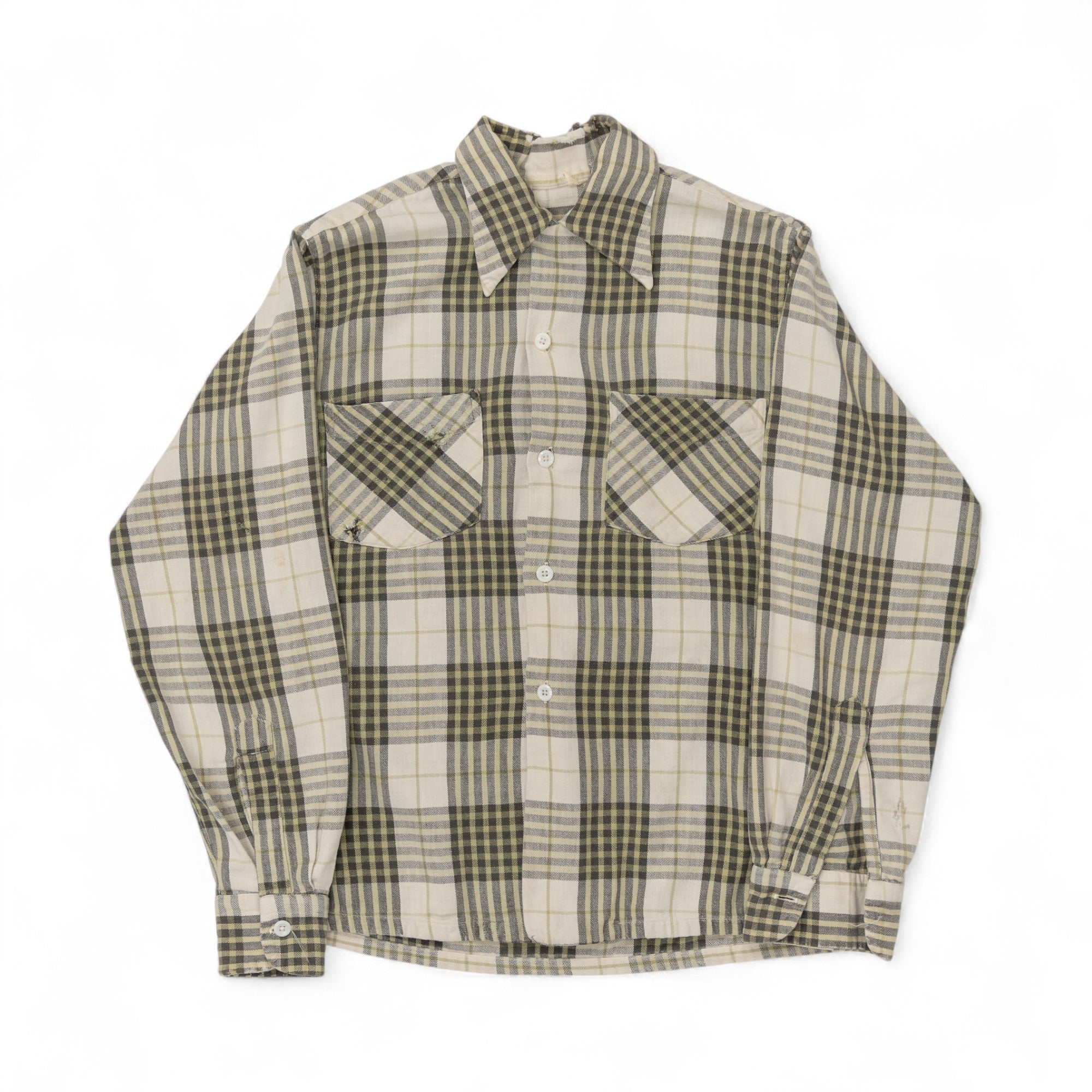 COTTON CAMP/LOOP COLLAR FLANNEL - 1950/60'S