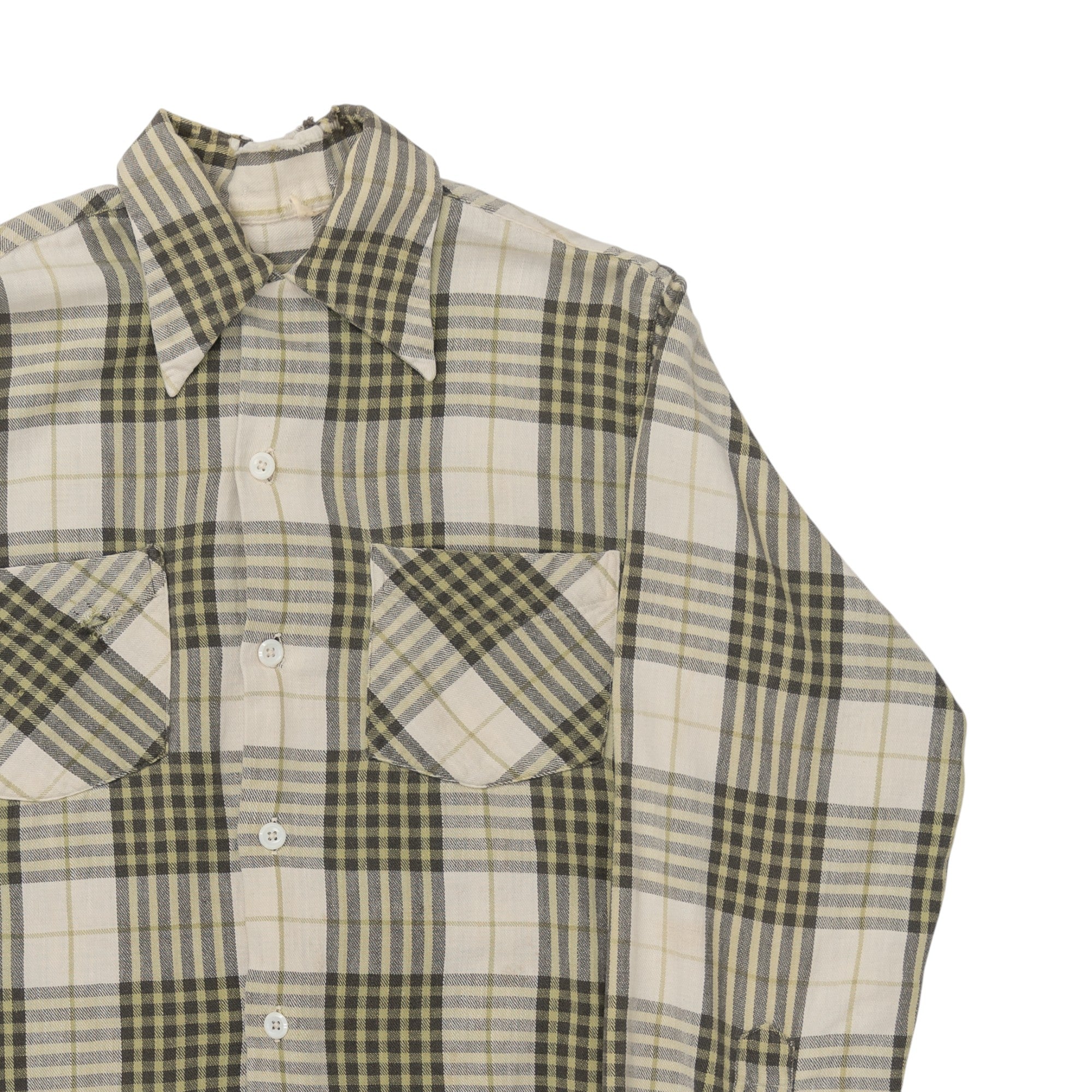 COTTON CAMP/LOOP COLLAR FLANNEL - 1950/60'S