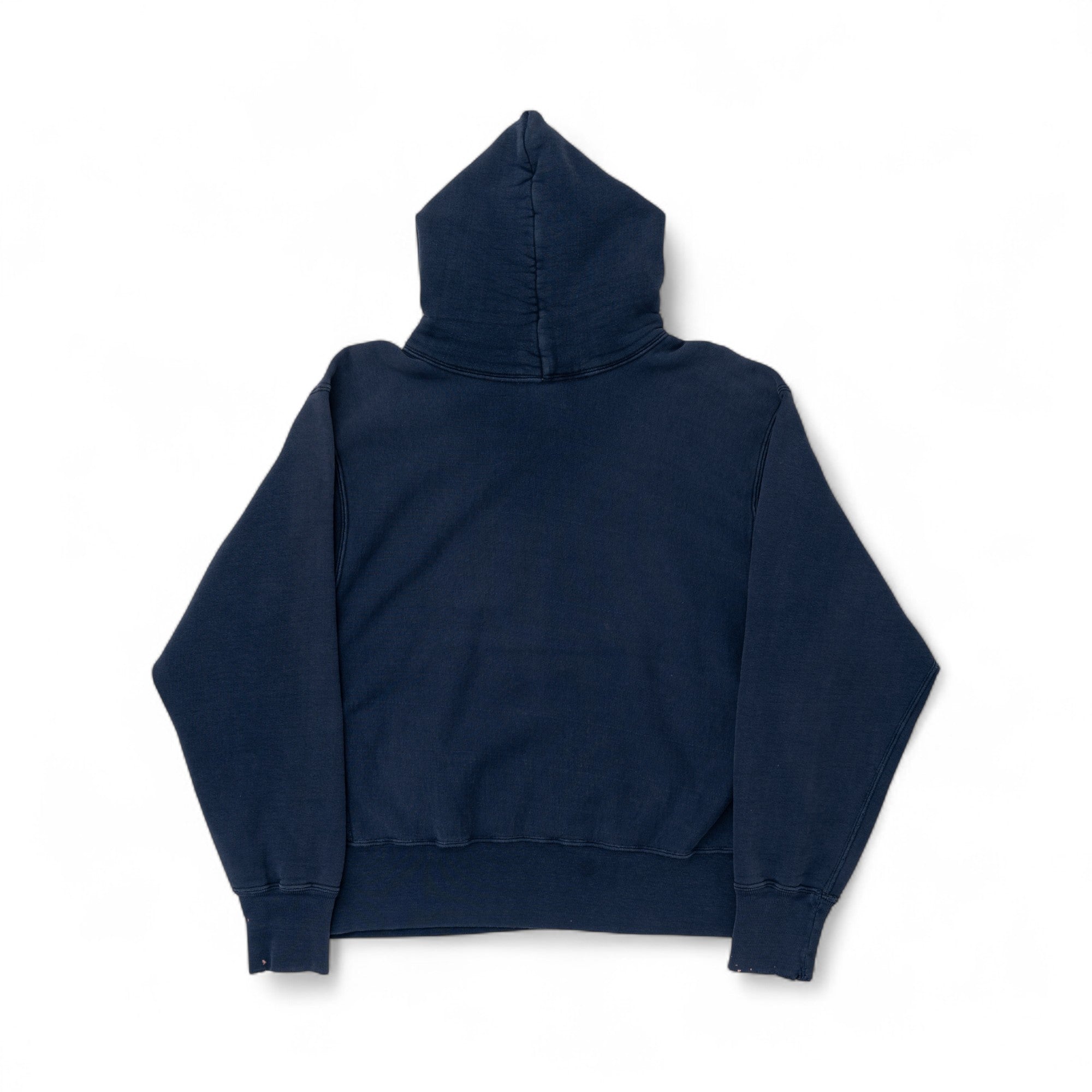 HEAVILY DISTRESSED CHAMPION REVERSE WEAVE 'TRINITY ATHLETICS' HOODIE - 1970'S