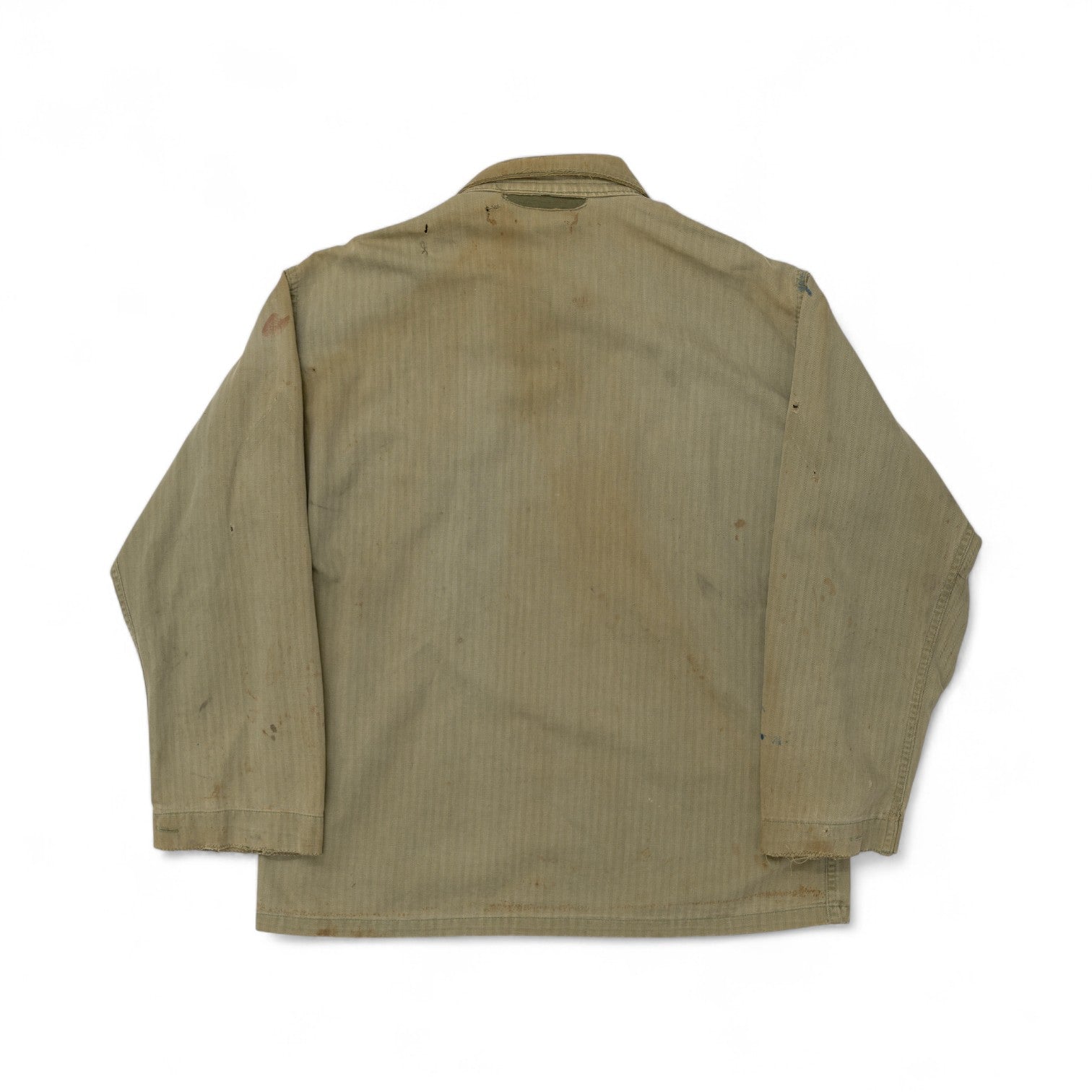 DISTRESSED 13 STAR HBT MILITARY JACKET - 1940/50'S