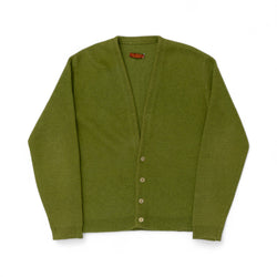 SOFT GREEN MOHAIR CARDIGAN - 1960/70'S