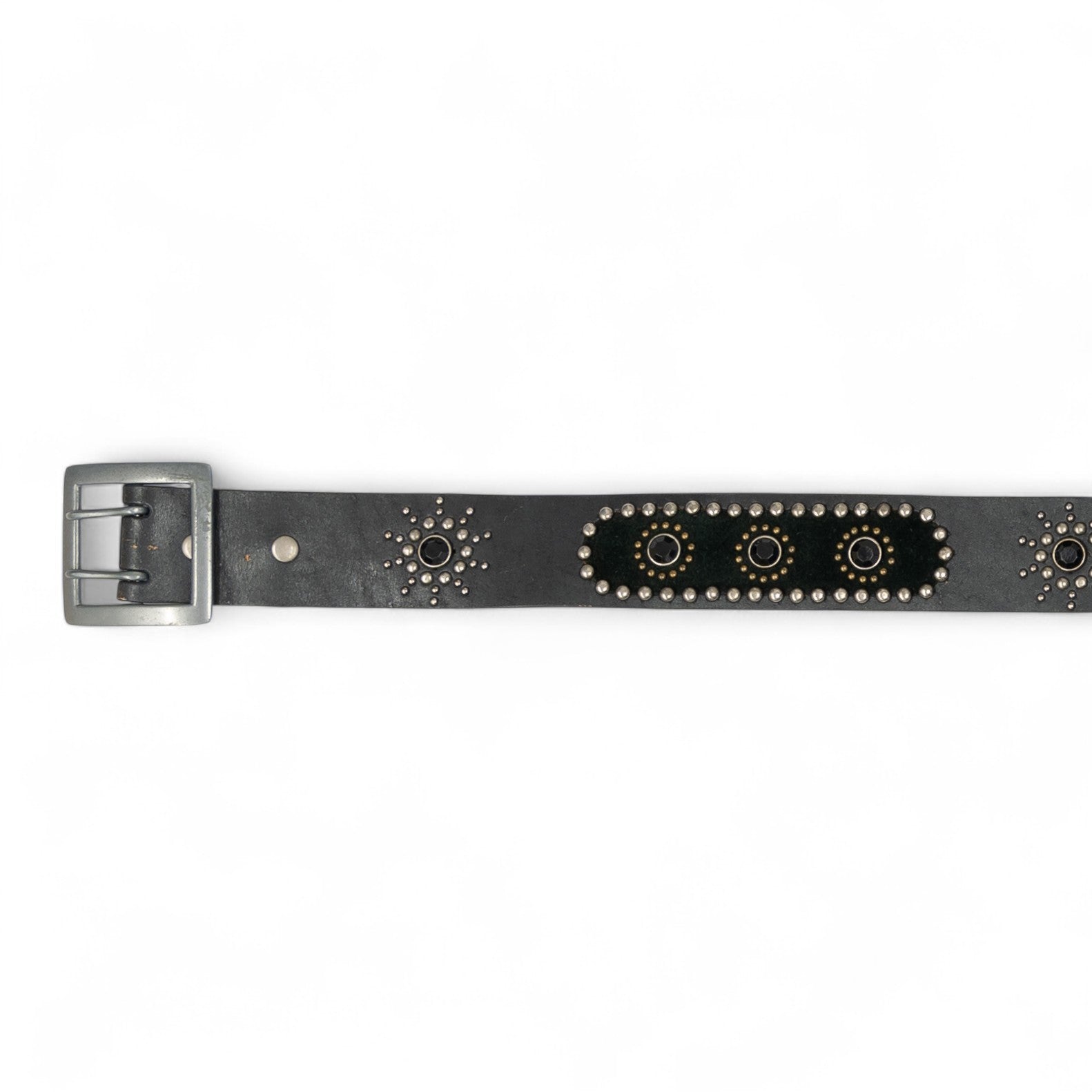 STUDDED LEATHER BELT - 1960'S