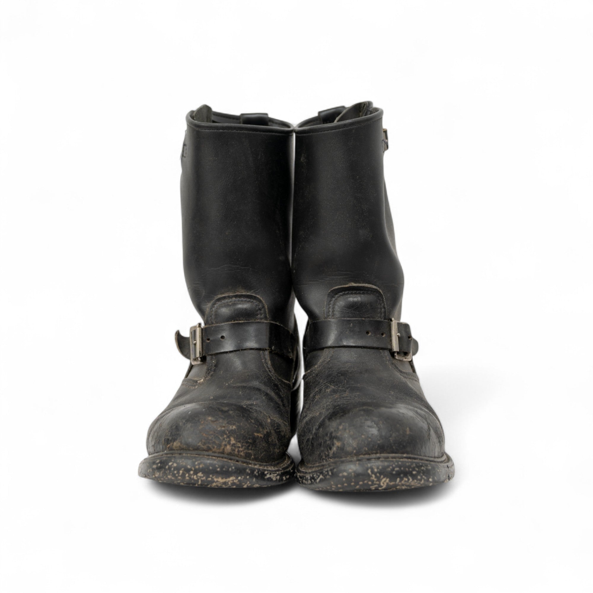 LEATHER ENGINEER BOOTS - 1970'S