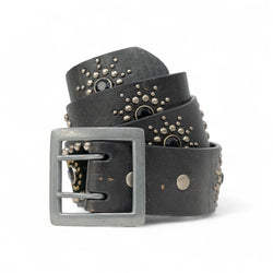 STUDDED LEATHER BELT - 1960'S