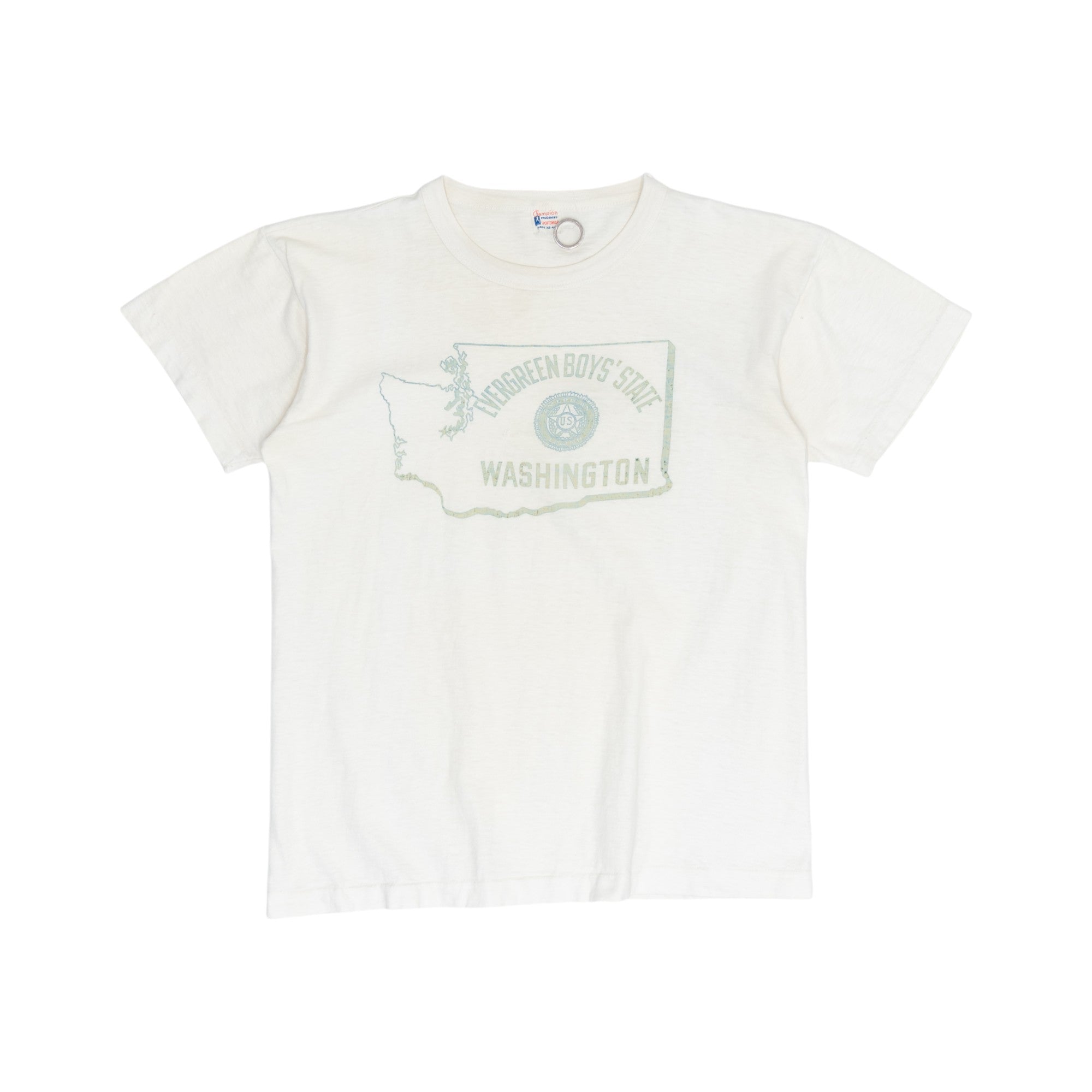 CHAMPION EVERGREEN BOYS STATE TEE - 1950'S